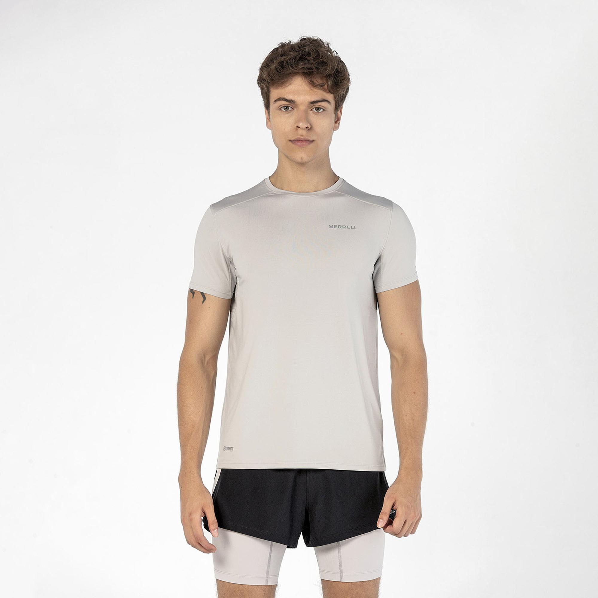 Merrell Team Erkek Gri Tişört
