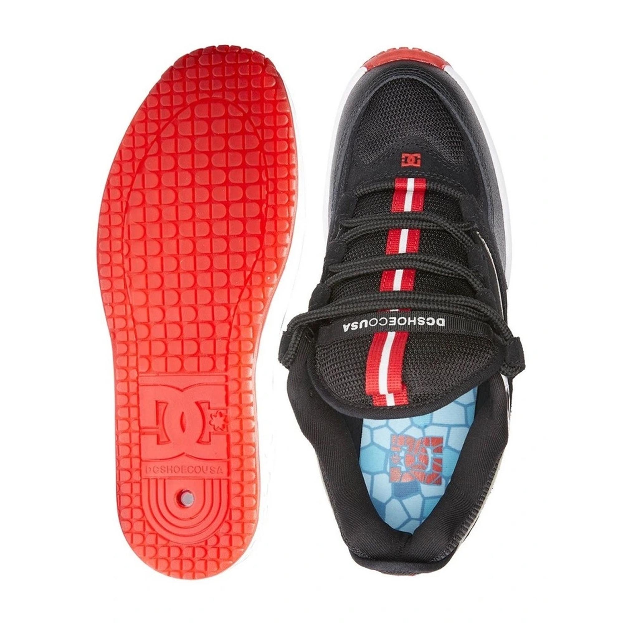 DC Erkek Ayakkabı Kalynx Siyah/Beyaz/Kırmızı