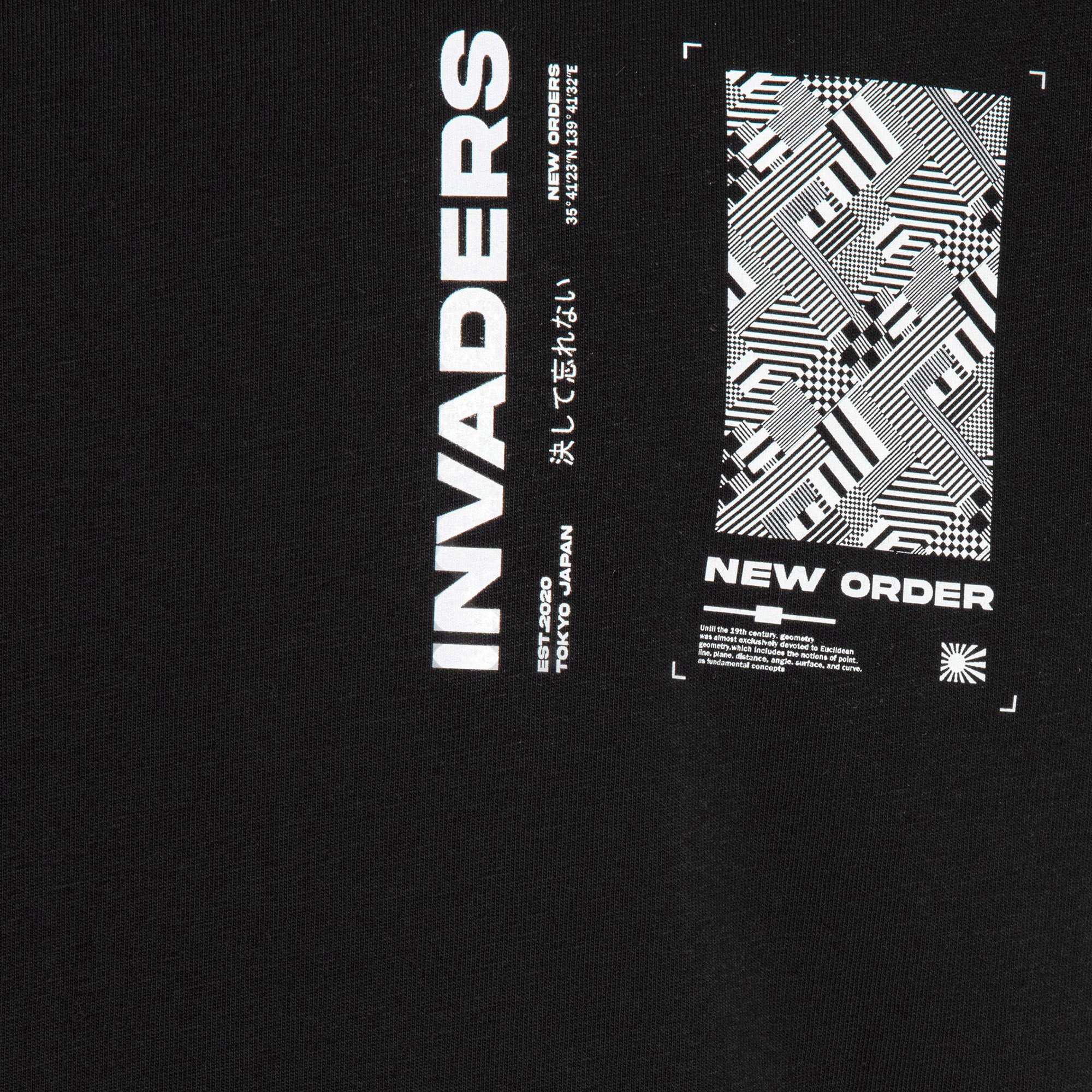 Routefield Tac Kids Unisex Çocuk Siyah Tişört