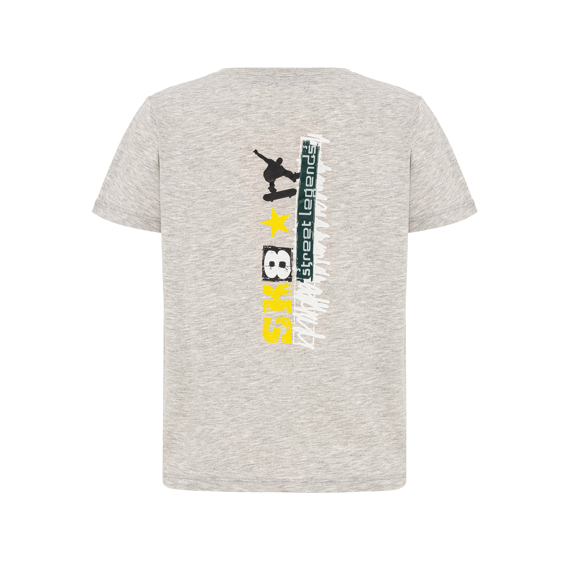 Routefield Trick Kids Unisex Çocuk Gri Tişört