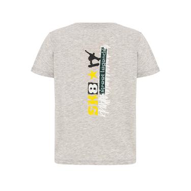  Routefield Trick Kids Unisex Çocuk Gri Tişört