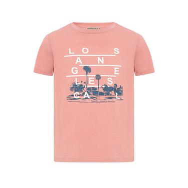  Routefield Tres Kids Unisex Çocuk Pembe Tişört