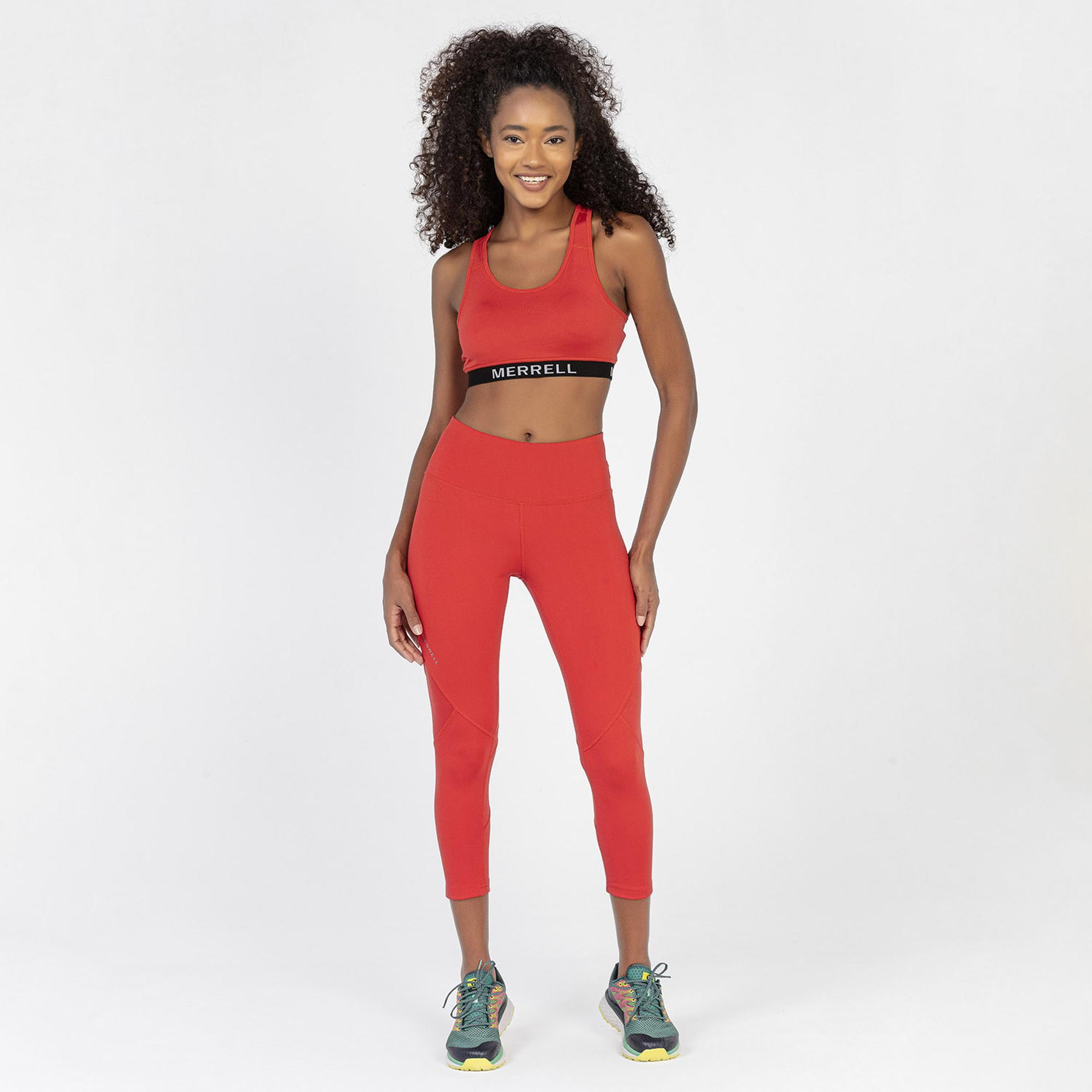 Merrell Kadın Koşu Taytı Lifted Mid Kırmızı