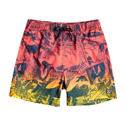  Billabong Poster Lb Boys Erkek Çocuk Kırmızı Volley Short