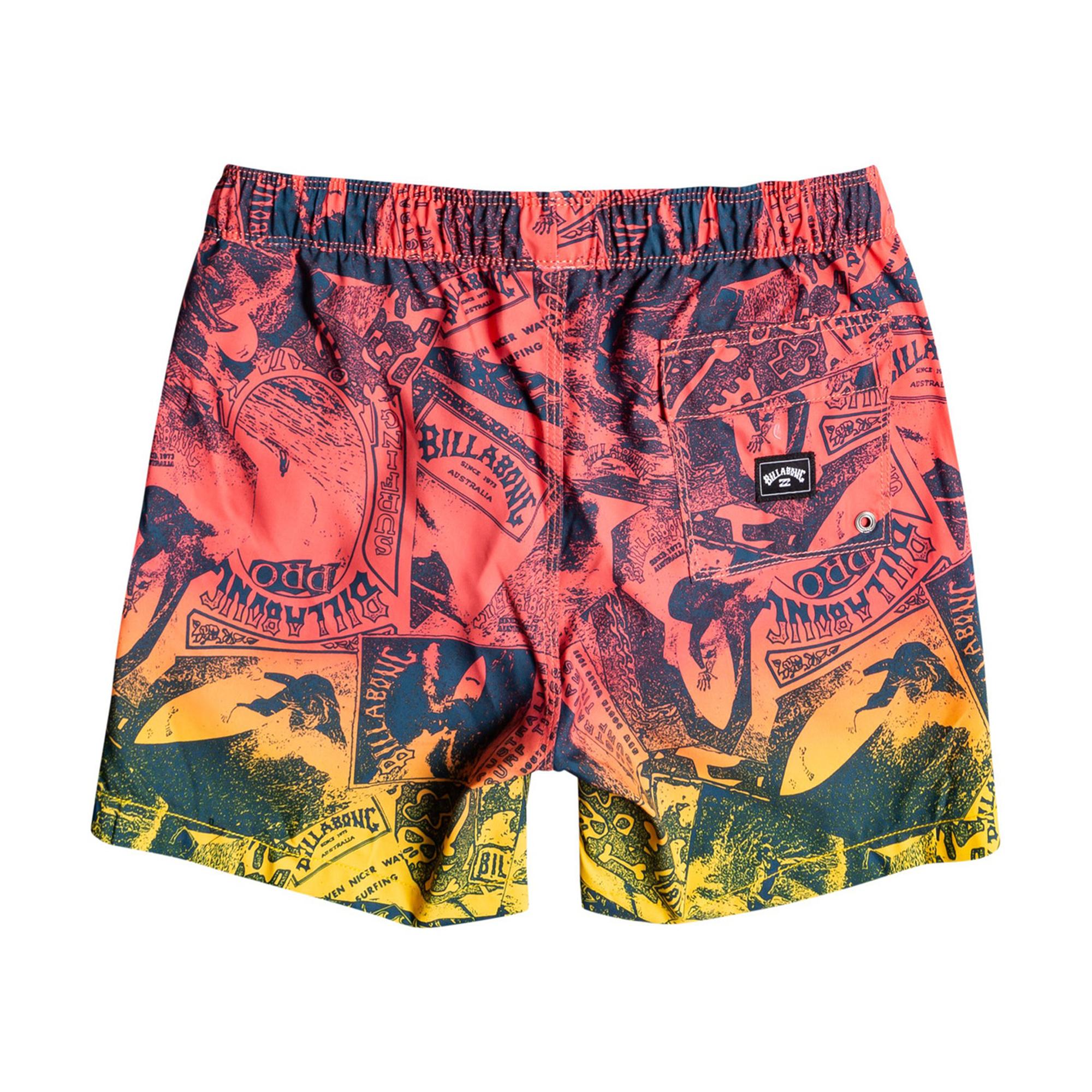 Billabong Poster Lb Boys Erkek Çocuk Kırmızı Volley Short