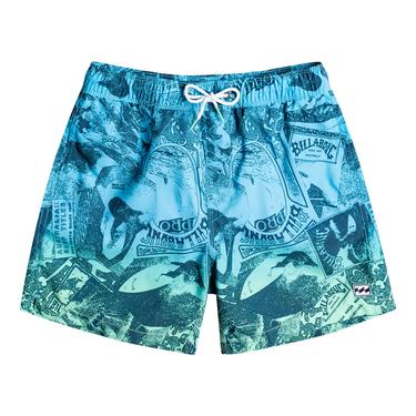  Billabong Poster Lb Boys Erkek Çocuk Yeşil Volley Short