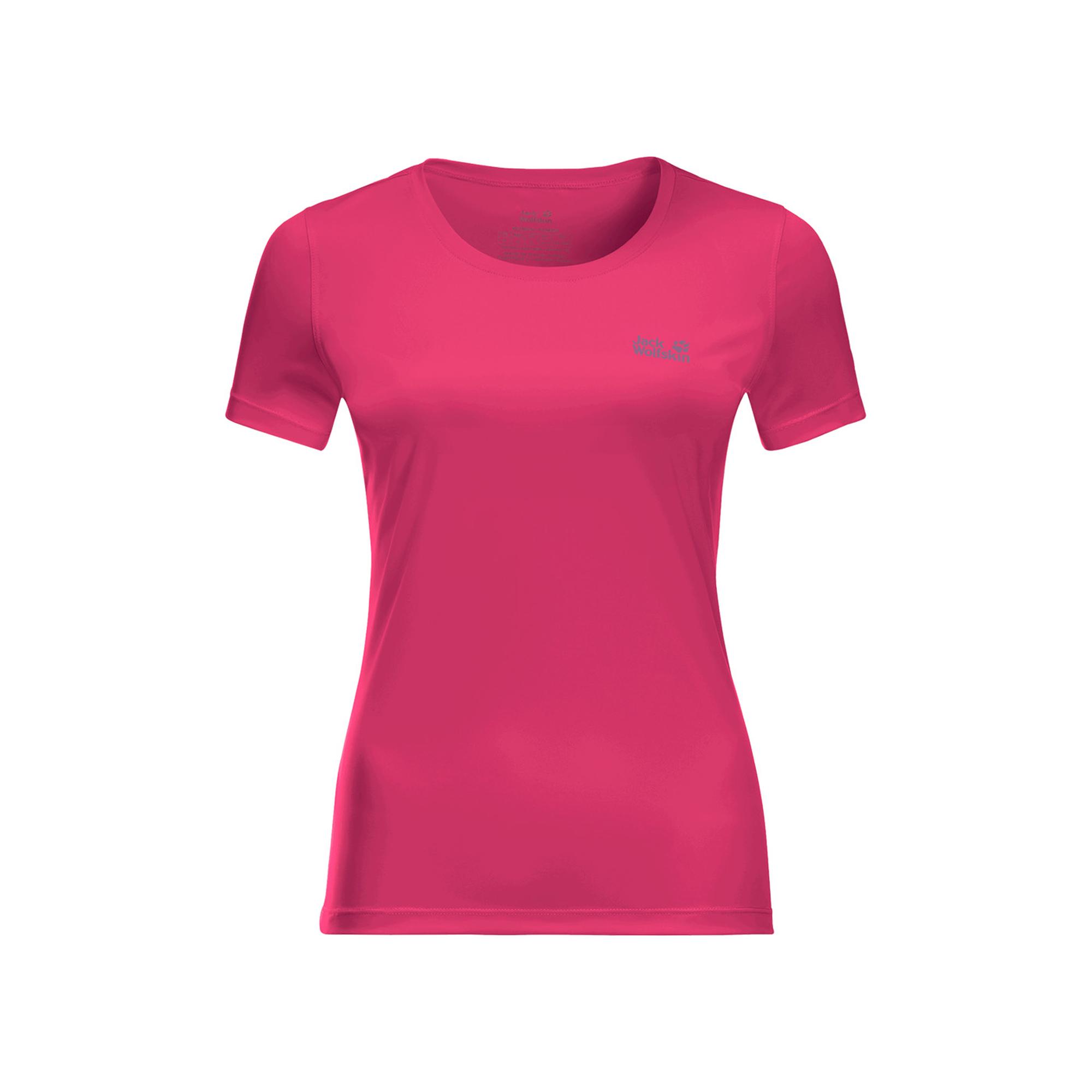 Jack Wolfskin Tech T Kadın Pembe Tişört
