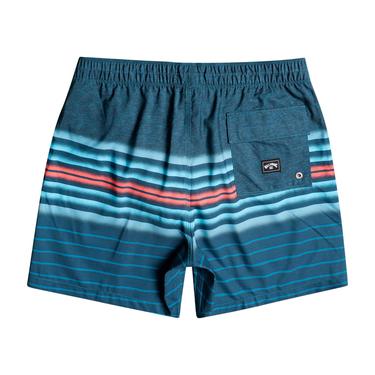  Billabong All Day Stripes Lb Erkek Mavi Volley Short