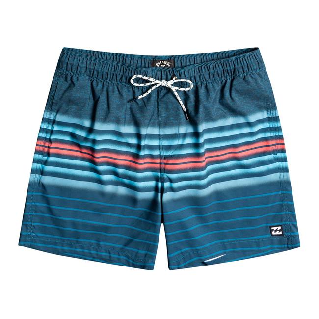  Billabong All Day Stripes Lb Erkek Mavi Volley Short