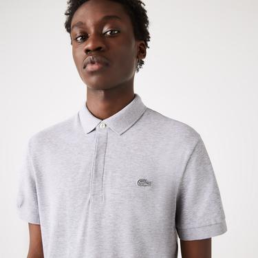  Lacoste Erkek Regular Fit Gri Polo
