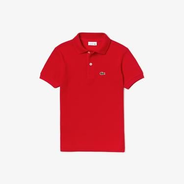  Lacoste Çocuk Regular Fit Kırmızı Polo