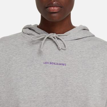  Les Benjamins Core Kadın Gri Hoodie