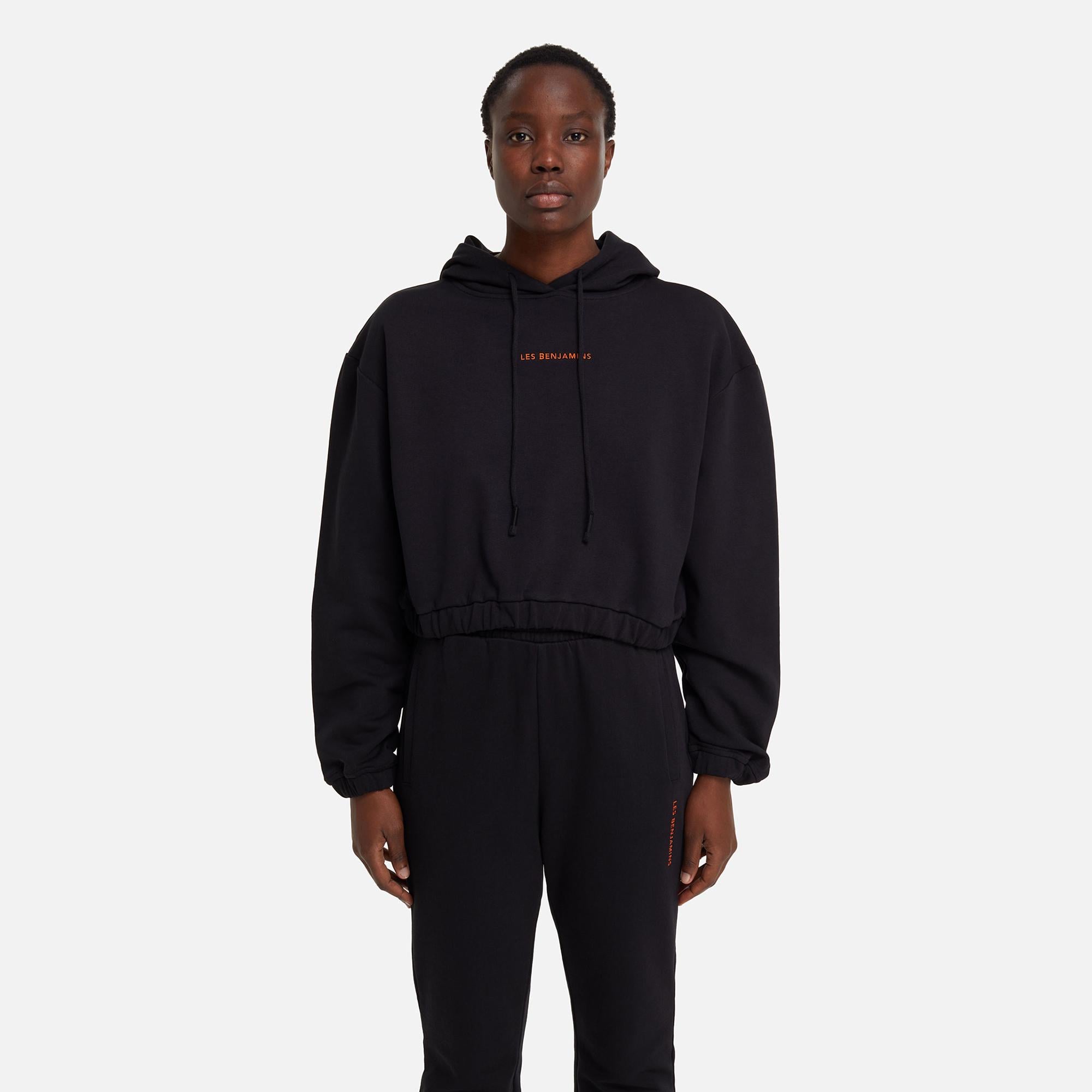 Les Benjamins Core Kadın Siyah Hoodie