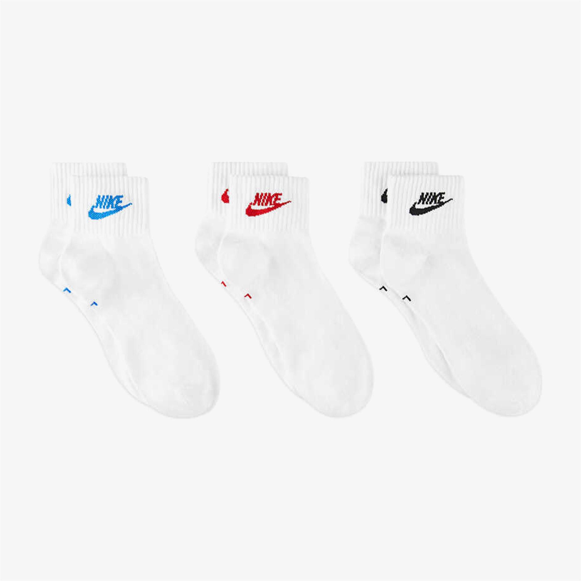 Nike Sportswear Everyday Essential Unisex Renkli Çorap