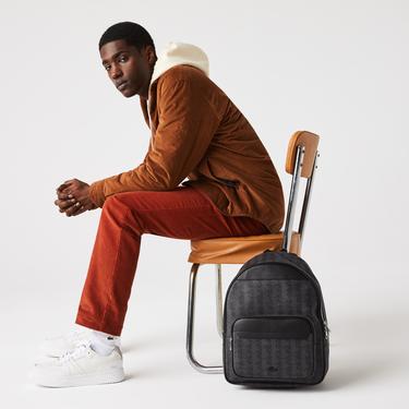  The Blend Erkek Monogram Siyah Sırt Çantası