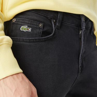  Lacoste Erkek Slim Fit Denim Gri Jean Pantolon