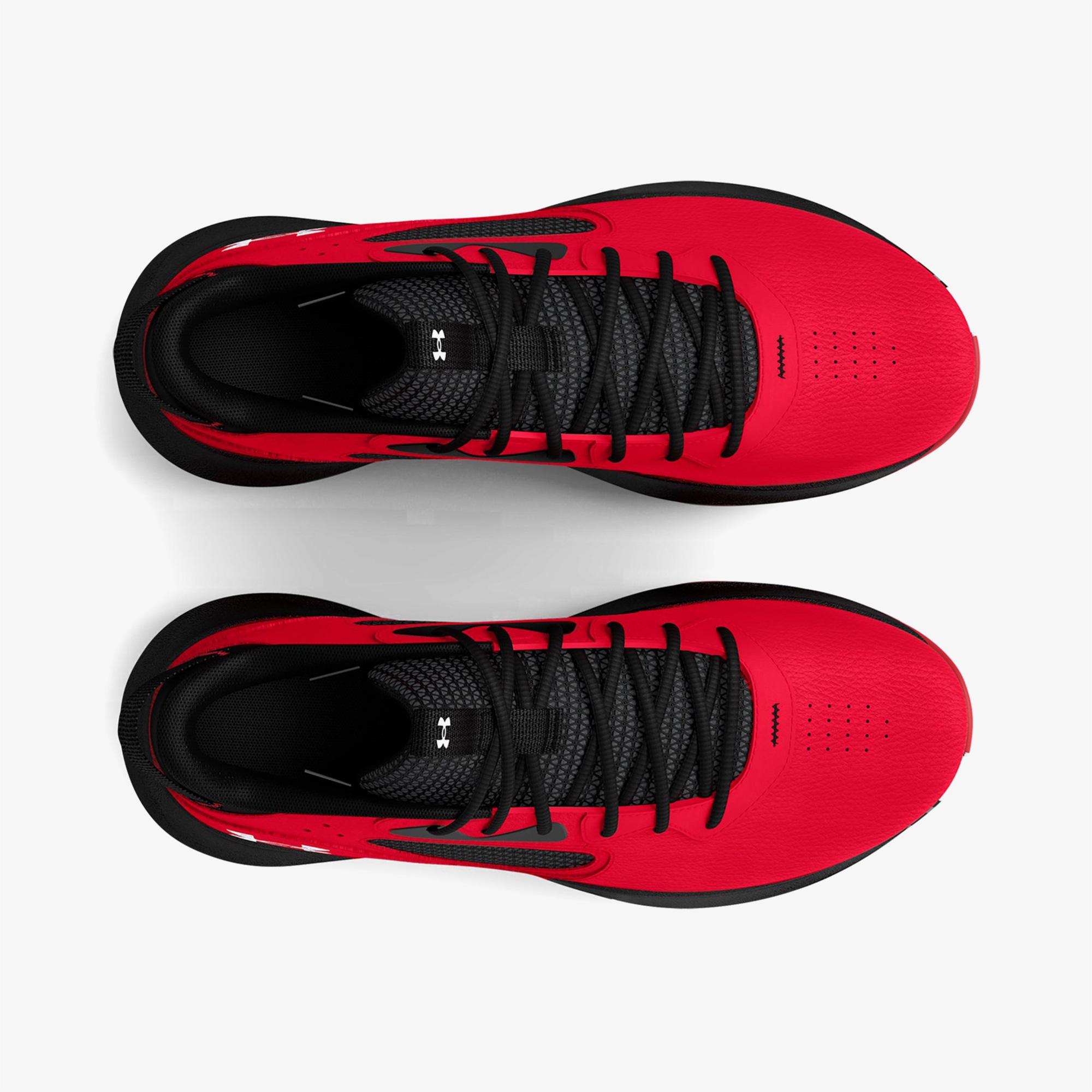 Under Armour Lockdown 6 Erkek Kırmızı Basketbol Ayakkabısı