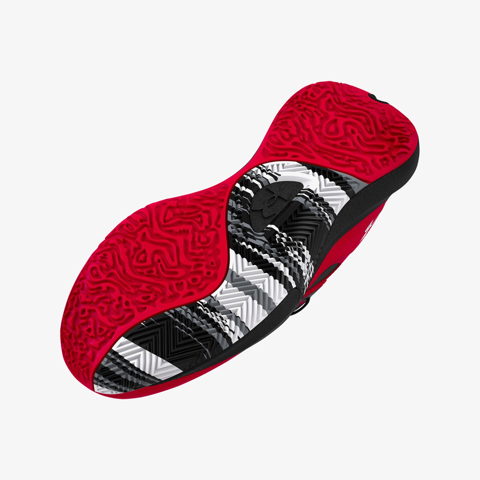 Under Armour Lockdown 6 Erkek Kırmızı Basketbol Ayakkabısı