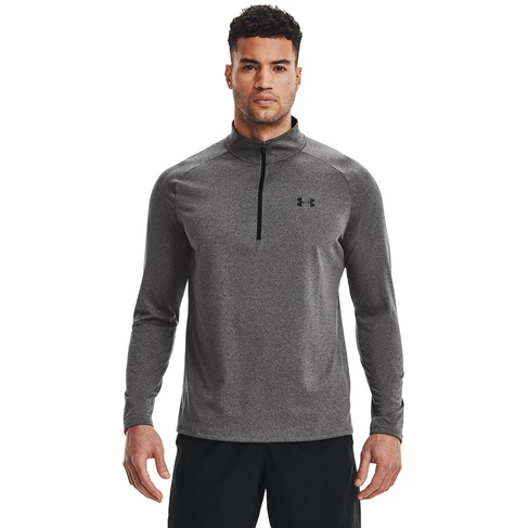  Under Armour Tech 1/2 Fermuarlı Erkek Gri Uzun Kollu T-Shirt