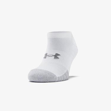  Under Armour Heatgear No Show 3'lü Unisex Beyaz Çorap