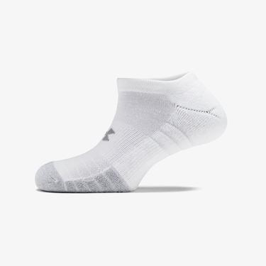  Under Armour Heatgear No Show 3'lü Unisex Beyaz Çorap
