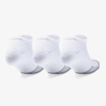  Under Armour Heatgear No Show 3'lü Unisex Beyaz Çorap
