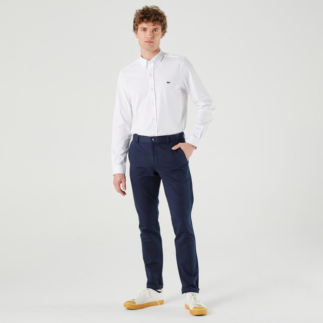  Lacoste Erkek Slim Fit Lacivert Pantolon