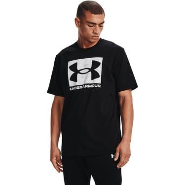  Under Armour Abc Camo Boxed Logo Ss Erkek Siyah T-Shirt