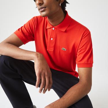  L.12.12 Erkek Classic Fit Kırmızı Polo