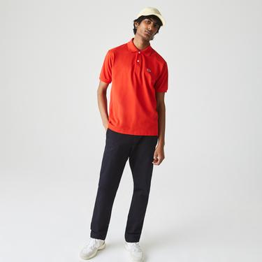  L.12.12 Erkek Classic Fit Kırmızı Polo
