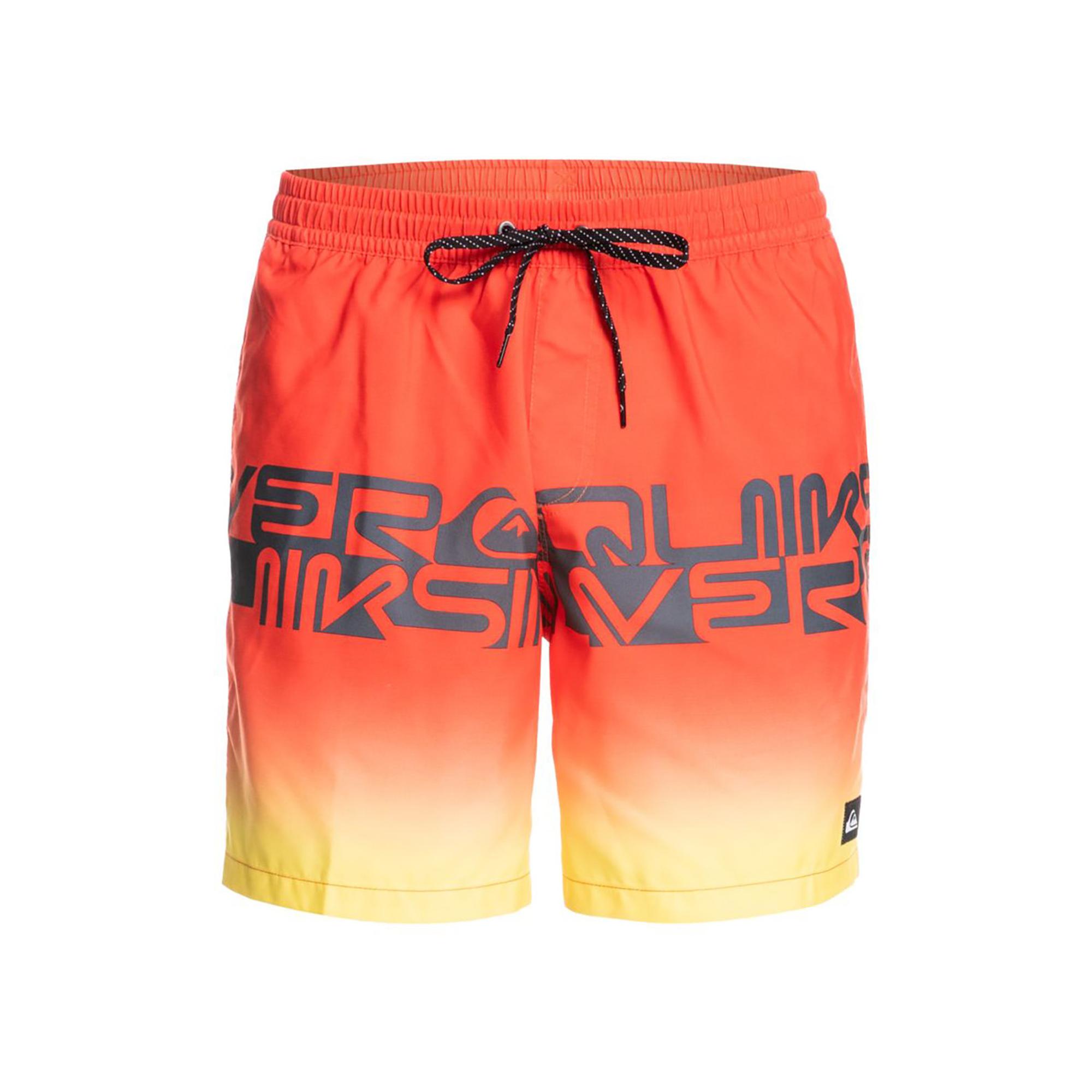 Quiksilver Erkek Volley Short Wordblock Volley 17 Kırmızı