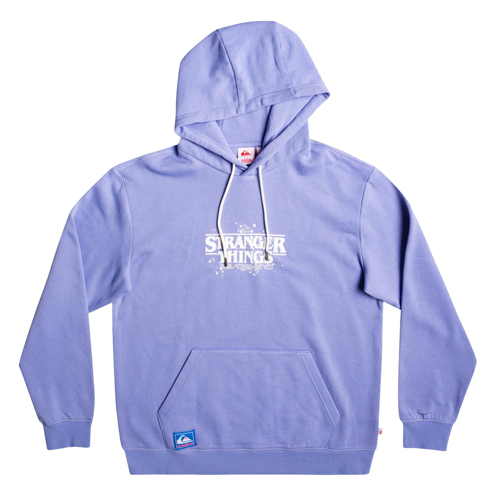 Quiksilver Erkek Sweatshirt Official Logo Mor