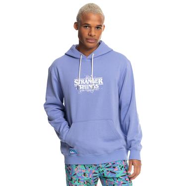  Quiksilver Erkek Sweatshirt Official Logo Mor