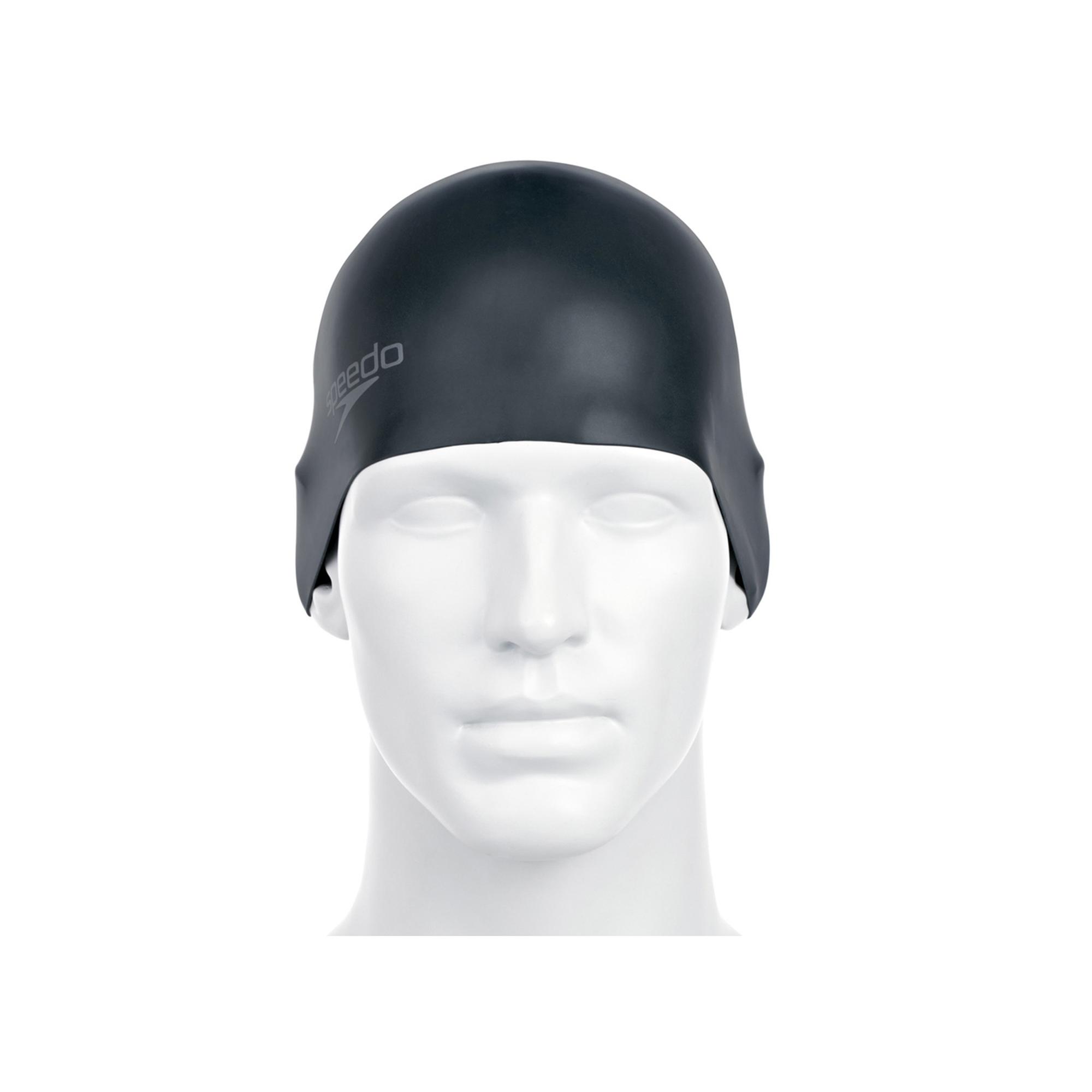 Speedo Silc Moud Cap Au Black Unisex Siyah Yüzücü Bonesi