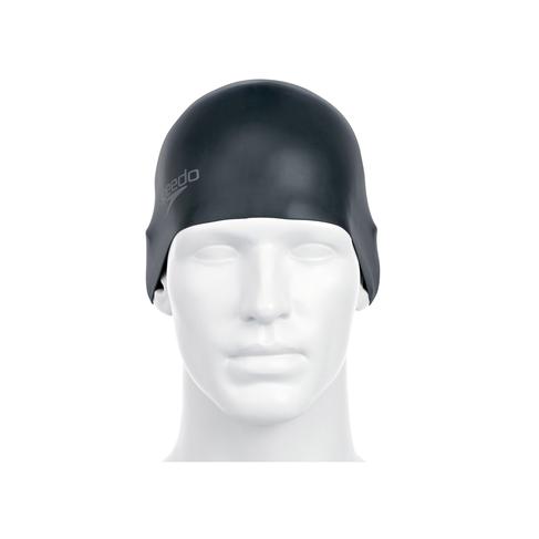  Speedo Silc Moud Cap Au Black Unisex Siyah Yüzücü Bonesi