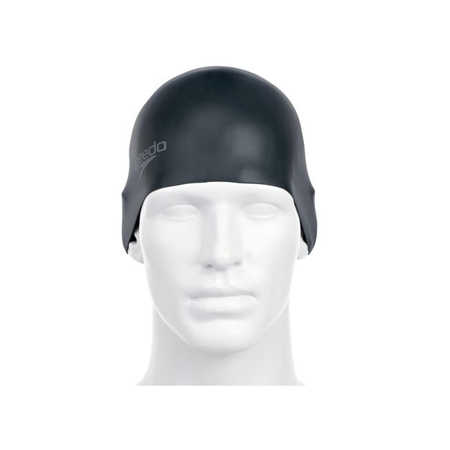  Speedo Silc Moud Cap Au Black Unisex Siyah Yüzücü Bonesi