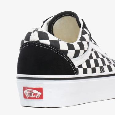  Vans Ua Old Skool Platform Kadın Siyah Sneaker