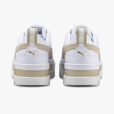  Puma Mayze Leather Kadın Beyaz Spor Ayakkabı