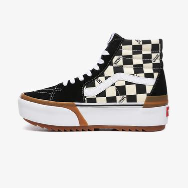  Vans Ua Sk8-Hi Stacked Kadın Siyah Sneaker