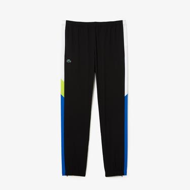  Lacoste SPORT Erkek Regular Fit Uzun Kollu Dik Yaka Renk Bloklu Baskılı Renkli Eşofman Takımı