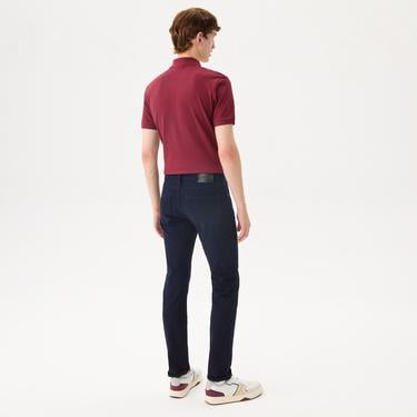  Lacoste Erkek Slim Fit Lacivert Jean Pantolon