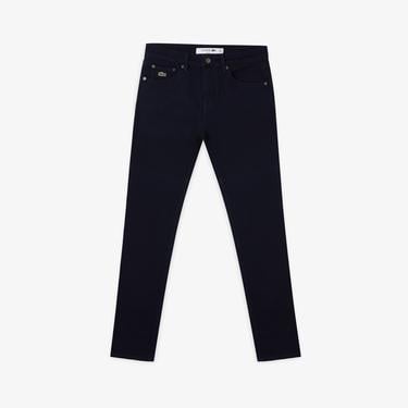  Lacoste Erkek Slim Fit Lacivert Jean Pantolon
