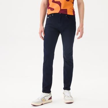  Lacoste Erkek Slim Fit Lacivert Jean Pantolon