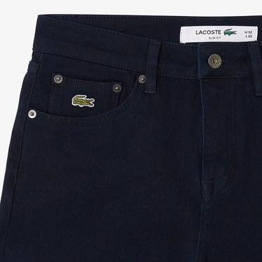  Lacoste Erkek Slim Fit Lacivert Jean Pantolon