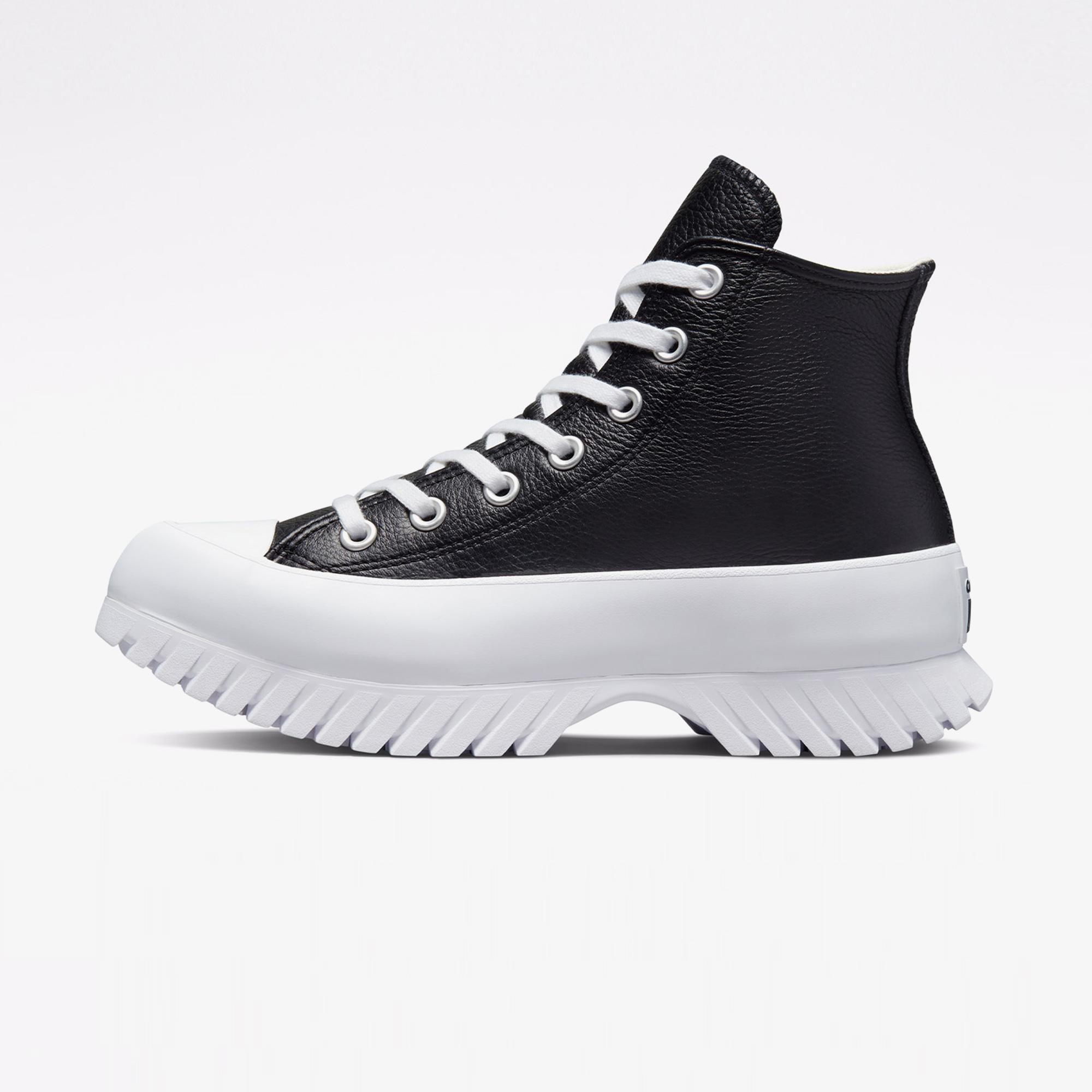 Converse Platform Chuck Taylor All Star Lugged 2.0 Leather Kadın Siyah Sneaker