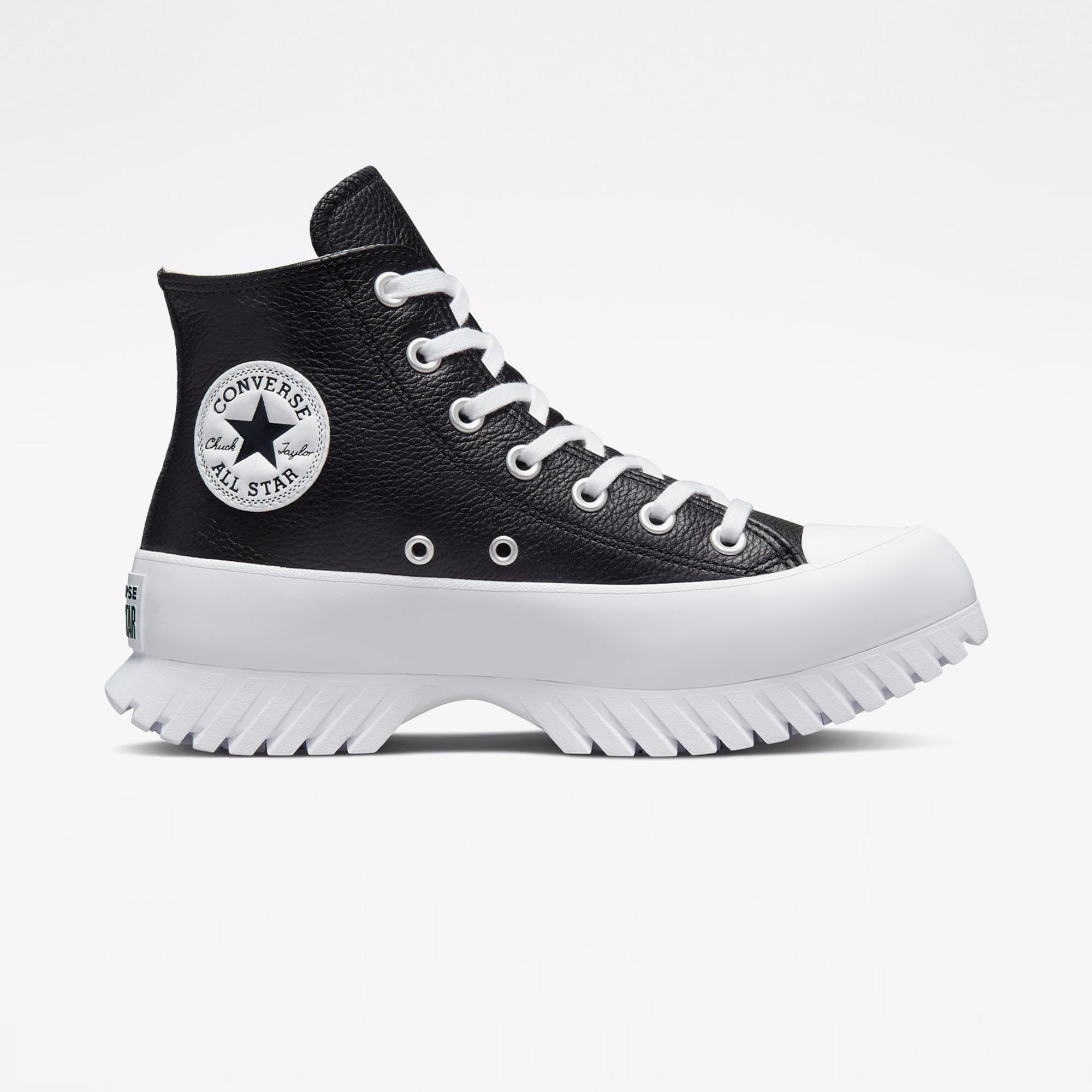 Converse Platform Chuck Taylor All Star Lugged 2.0 Leather Kadın Siyah Sneaker