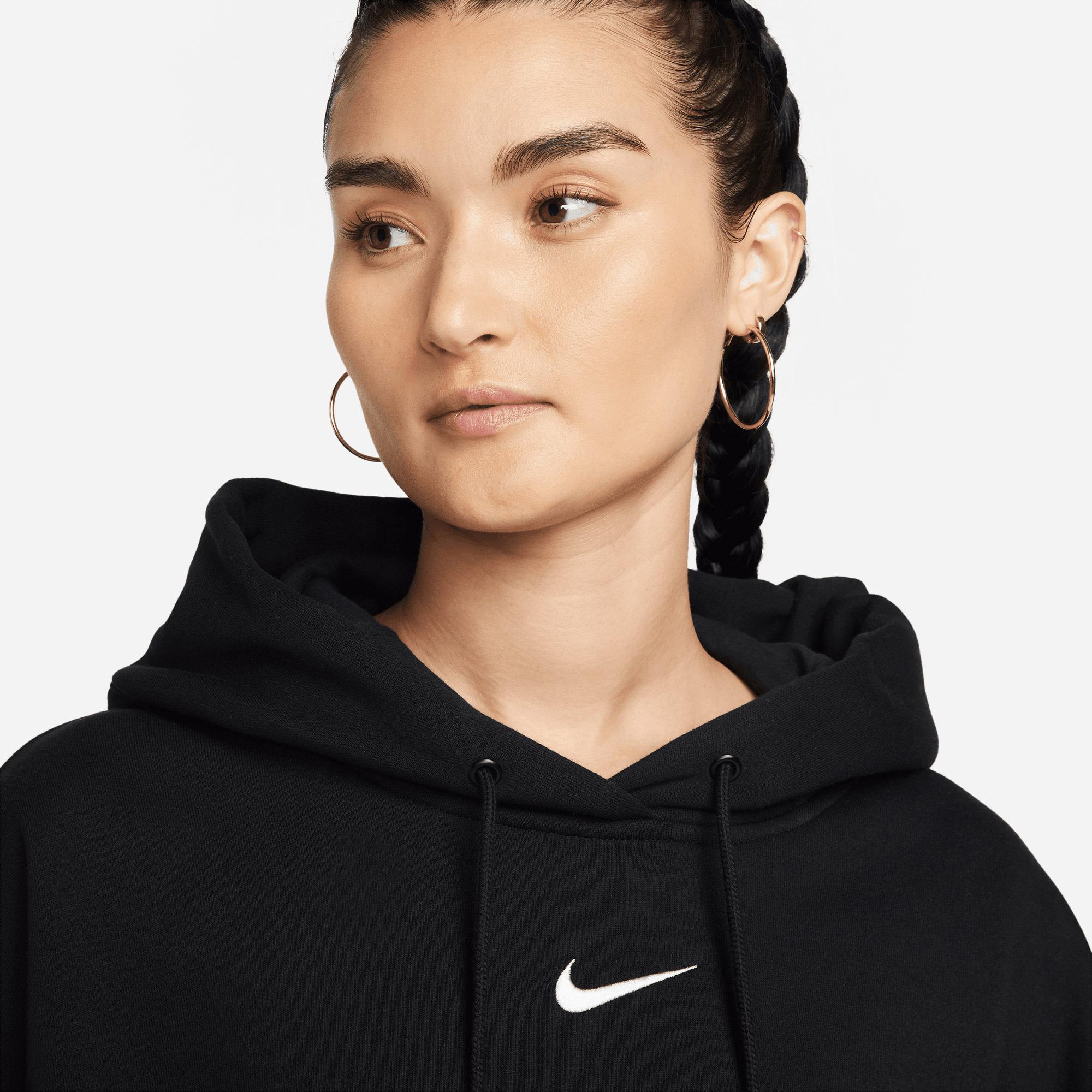 Nike Sportswear Phonnex Fleece Oversize Hoodie Kadın Siyah Hoodie
