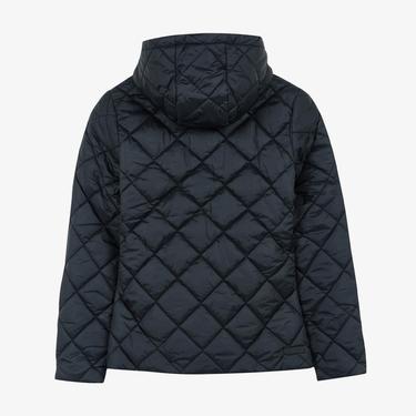  Skechers Capitone Hooded Kadın Siyah Günlük Mont