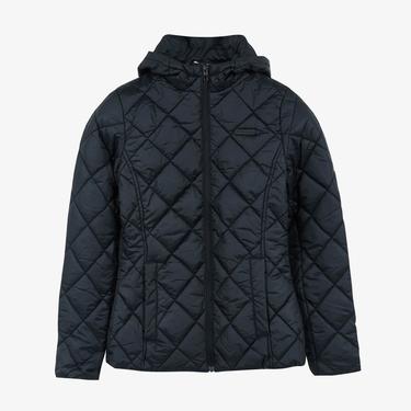  Skechers Capitone Hooded Kadın Siyah Günlük Mont