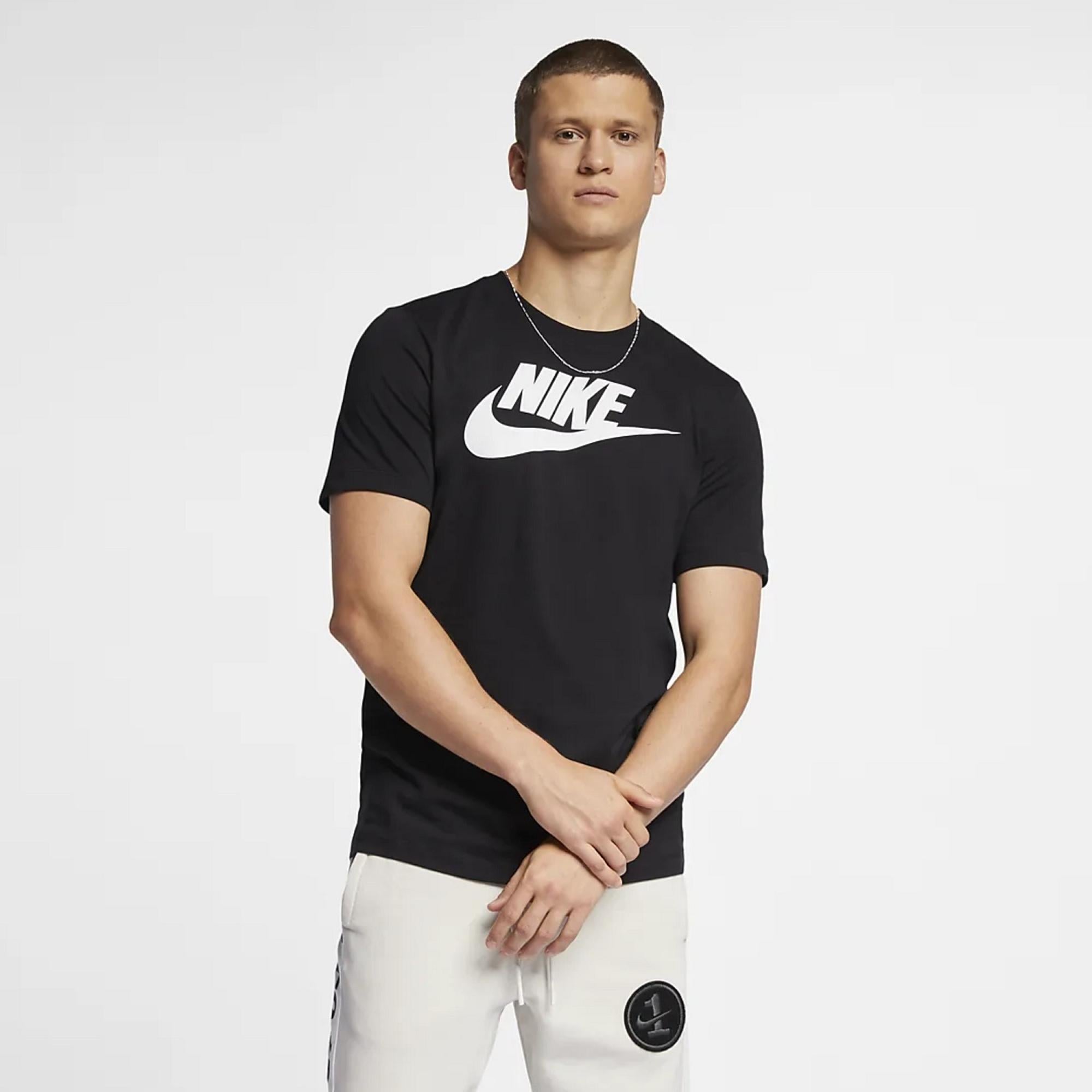Nike Sportswear Icon Futura Erkek Siyah T-Shirt